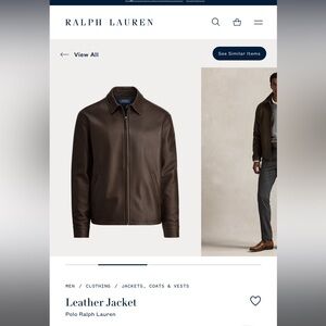 Polo Ralph Lauren Leather Jacket - Men